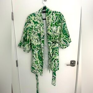 Green Kimono like top!